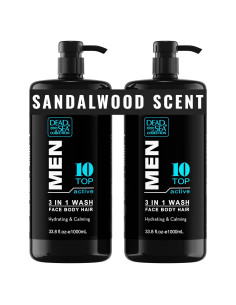 Gel de Ducha 3 en 1 Mar Muerto Crystalline 2 L Sándalo Hombre