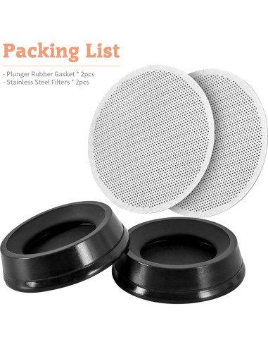 Accesorios para Cafetera CAFEMASY Junta de Goma y Filtros