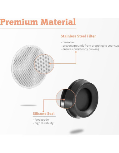 Accesorios para Cafetera CAFEMASY Junta de Goma y Filtros