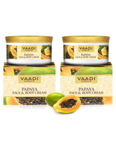 Crema Hidratante Papaya Vaadi Herbals 300g (2 x 150g)