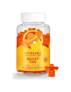 Gomitas Bronceadoras Glow IVYBEARS - 60 Unidades Veganas