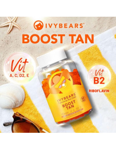 Gomitas Bronceadoras Glow IVYBEARS - 60 Unidades Veganas 2