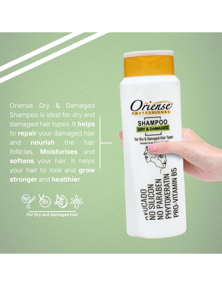 Champú Profesional Mey Kozmetik 600 ml - Cabello Seco y Dañado