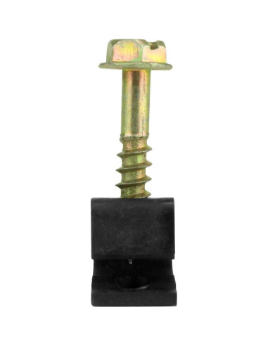 Clips de Tornillo para Cable Flexible Skywalker - 100 Piezas Negro