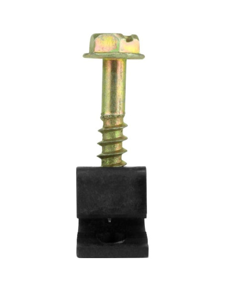 Clips de Tornillo para Cable Flexible Skywalker - 100 Piezas Negro