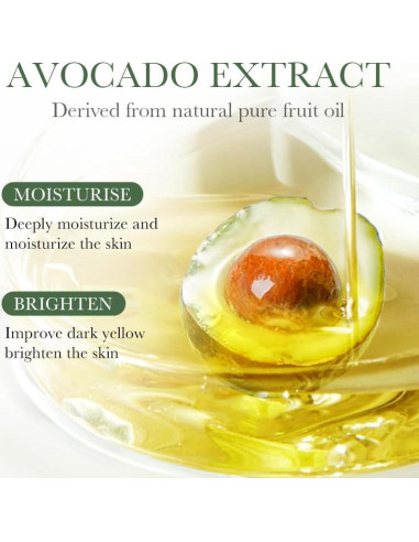 Kit de Cuidado de Piel de Aguacate Petansy - Hidratante Antienvejecimiento