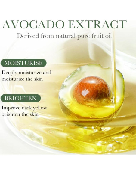 Kit de Cuidado de Piel de Aguacate Petansy - Hidratante Antienvejecimiento