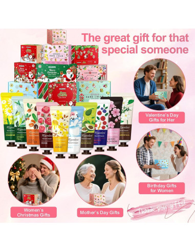 Juego de 20 Cremas de Manos Hidratantes MIYUELENI 10cm