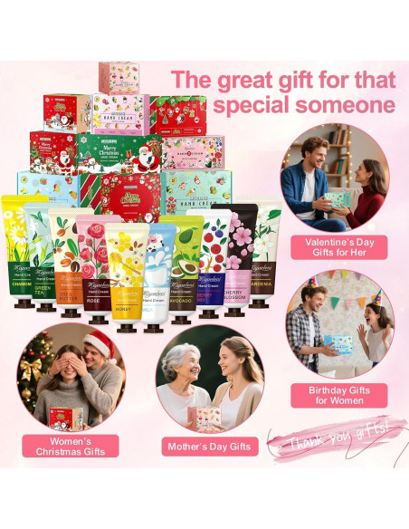 Juego de 20 Cremas de Manos Hidratantes MIYUELENI 10cm