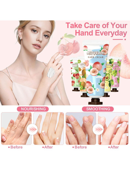 Juego de 20 Cremas de Manos Hidratantes MIYUELENI 10cm