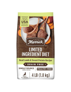 Comida Seca para Perros Merrick 1.81kg Cordero y Batata