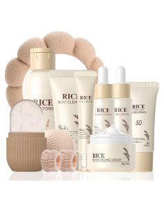 Kit de Cuidado de Piel de Arroz Evolvique para Adolescentes 10-12 Años