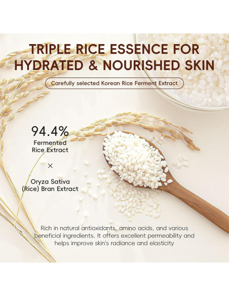 Kit de Cuidado de Piel de Arroz Evolvique para Adolescentes 10-12 Años