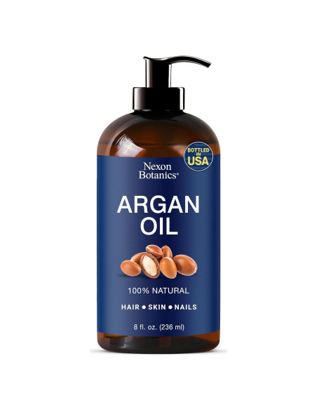 Aceite de Argan Nexon Botanics 236.6 ml - Hidratante Piel y Cabello