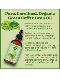 Aceite de Grano de Café Verde Orgánico Natural Born Oils 226g 2