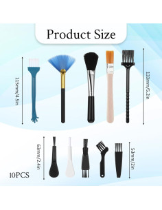 10 Cepillos de Limpieza Antiestáticos Xthrotsenk para Teclado 2