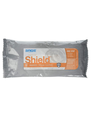 Toallitas de Crema Barrera Comfort Shield - 1 Paquete 8 Toallitas