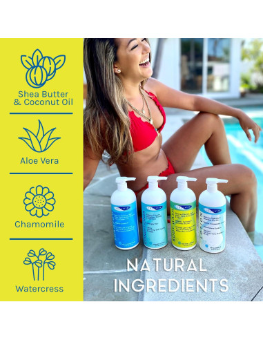 Conjunto Cuidado Piel Triswim Jabón y Loción 32 Oz Paquete 2