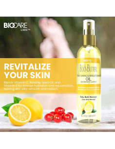Aceite Corporal Biocare 170g - Hidratante con Vitamina C y Rosa Mosqueta 2