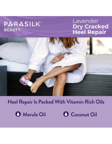 Stick Hidratante Reparador de Talones Parasilk 100g Lavanda