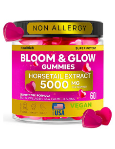 Gomitas Veganas HealRich con Cola de Caballo y Colágeno 170g