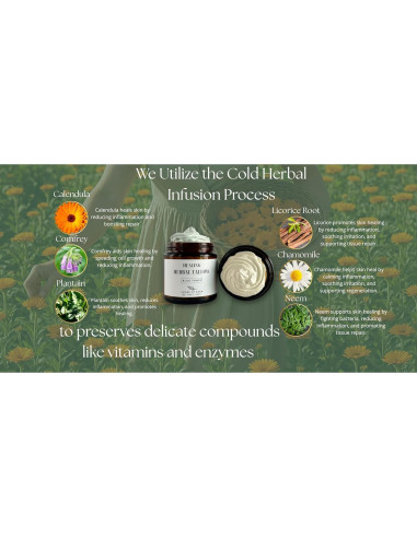 Manteca de Hierbas Orgánica Batida 113g - Sin Fragancia Lavanda