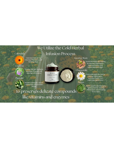 Manteca de Hierbas Orgánica Batida 113g - Sin Fragancia Lavanda