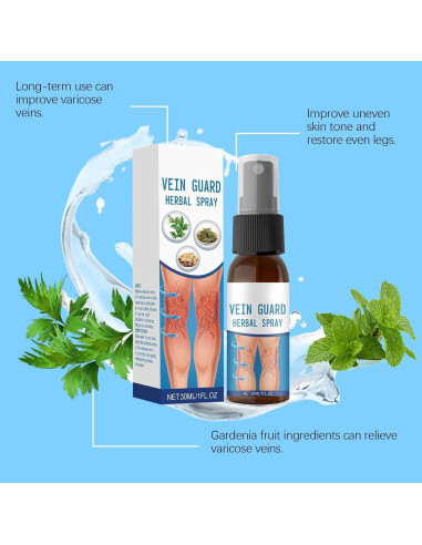 Spray Alivio Venas Varicosas Befada 29.57 ml - Fórmula Natural