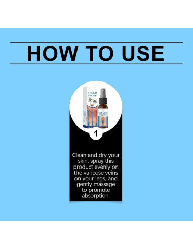 Spray Alivio Venas Varicosas Befada 29.57 ml - Fórmula Natural