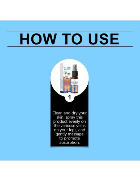 Spray Alivio Venas Varicosas Befada 29.57 ml - Fórmula Natural