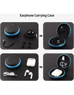 Estuche para Auriculares SUNGUY 5-Pack con Carabineras 2