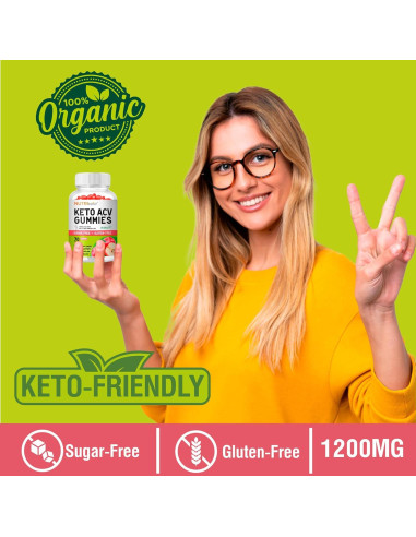 Gomitas de Vinagre de Sidra de Manzana NutriKrisp 1200MG