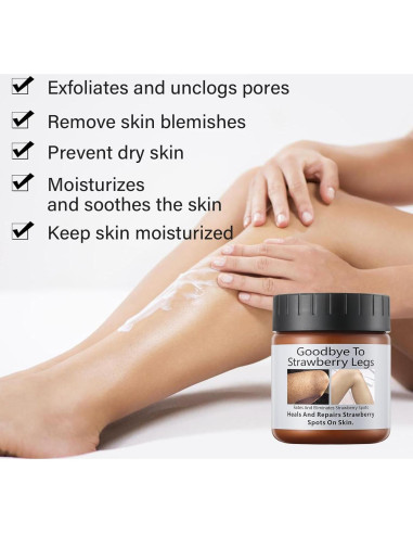 Crema Exfoliante para Piel de Fresa Loci 2 Piezas 120g