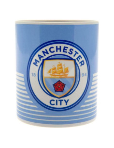 Taza Cerámica Manchester City FC Azul 0.33L Licencia Oficial
