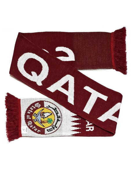 Bufanda de Fútbol Euroscarves Qatar 145x18 cm Unisex