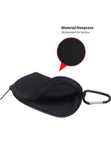 Estuche de transporte ZORSOME para auriculares Bluetooth negro