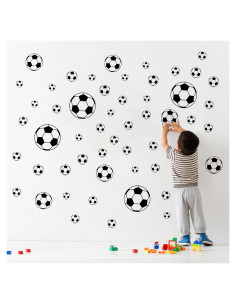 52 Pegatinas de Fútbol Hanlongyu para Decoración de Pared