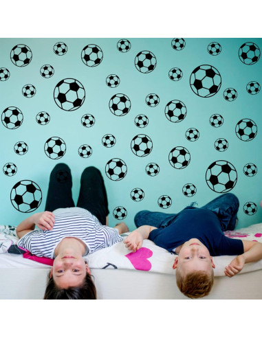 52 Pegatinas de Fútbol Hanlongyu para Decoración de Pared