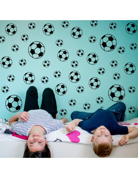52 Pegatinas de Fútbol Hanlongyu para Decoración de Pared