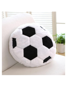 Almohada de Peluche de Fútbol XIZHI 35 cm Suave Decorativa