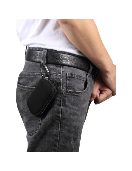 Estuche de transporte ZORSOME para auriculares Bluetooth negro