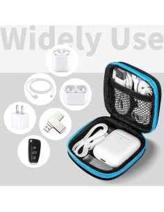 Funda Cuadrada MOLOVA 5 Pack para Auriculares y Accesorios 2