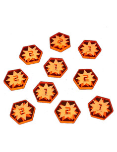 Fichas de Caza Espacial LITKO 2da Edición - 10 Fichas de Daño 1-2