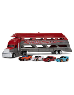 Transportador de Mini Vehículos Micro Machines Jazwares - 4 Coches
