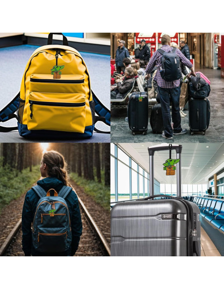 Etiqueta de Bolsa LEGO Star Wars Grogu 16.51 cm Multicolor