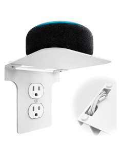 Soporte de Estante de Metal ALLICAVER para Tomacorrientes Dobles