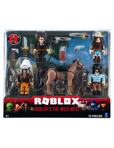 Figuras de Acción Roblox Viejo Oeste - Paquete 5 Piezas