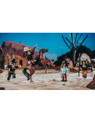 Figuras de Acción Roblox Viejo Oeste - Paquete 5 Piezas
