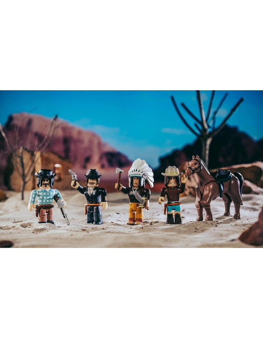 Figuras de Acción Roblox Viejo Oeste - Paquete 5 Piezas