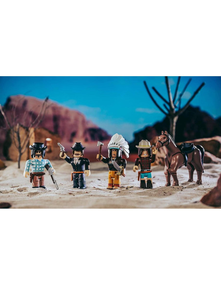 Figuras de Acción Roblox Viejo Oeste - Paquete 5 Piezas